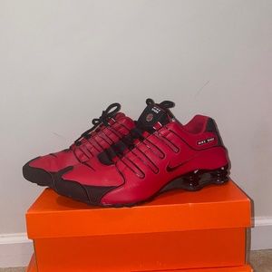 Nike Shox NZ Leather University Red